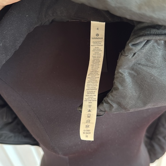Lululemon goose down jacket - Picture 6 of 10